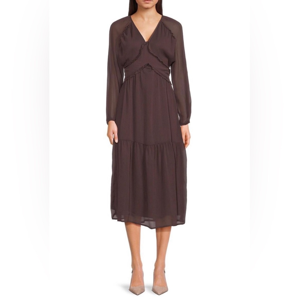 NWT Saks Label Hickory Dress Midi